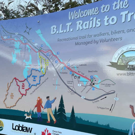 New Trailhead Sign and Map