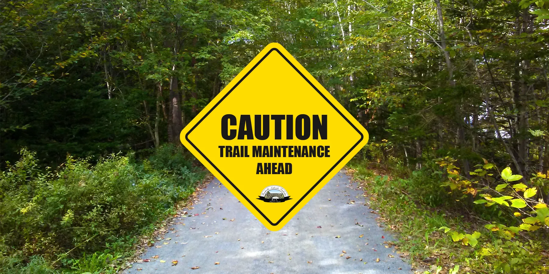 Trail maintenance notice image